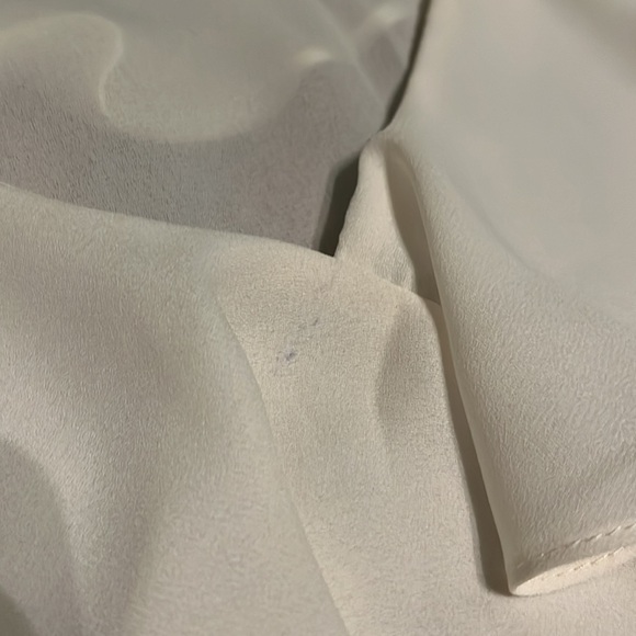 Zara Cream Ruffle Blouse - Picture 4 of 5